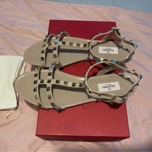 Rockstud Jelly Flat Gladiator Sandals